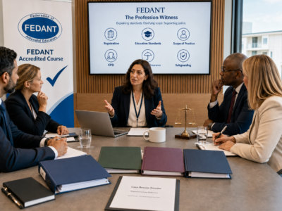 The Profession Witness – FEDANT’s Role in the Justice System